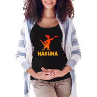 Hakuna Maternity Scoop Neck T-shirt | Artistshot