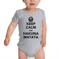 Keep Calm Hakuna Baby Bodysuit | Artistshot