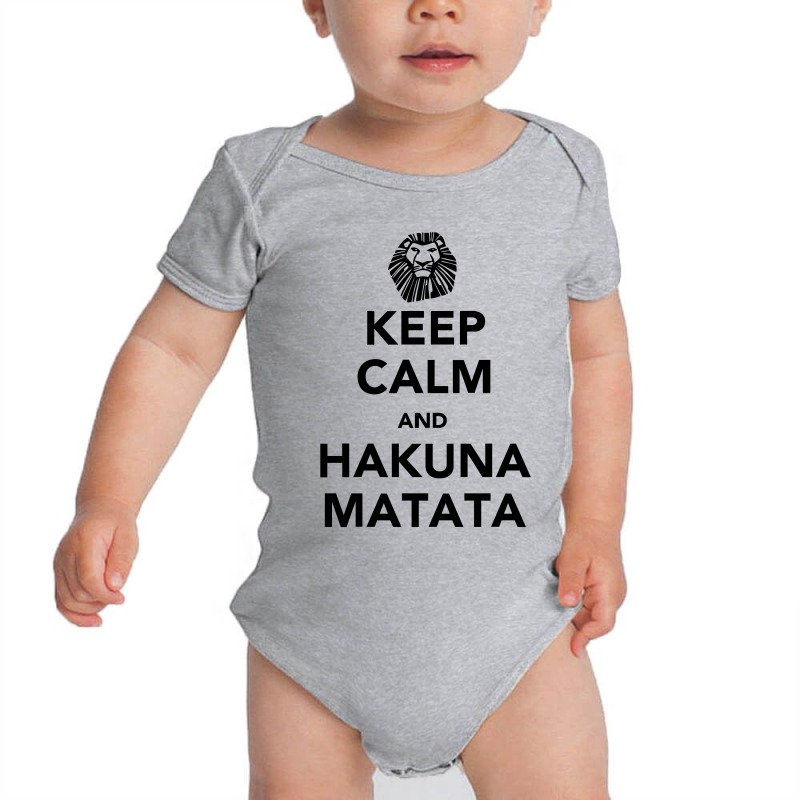 Keep Calm Hakuna Baby Bodysuit by Reotechart | Artistshot