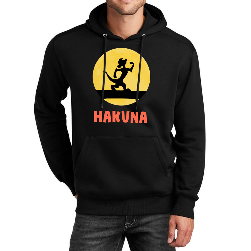 Silhouette Design Hakuna Unisex Hoodie by Reotechart | Artistshot