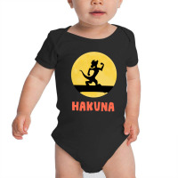 Silhouette Design Hakuna Baby Bodysuit | Artistshot