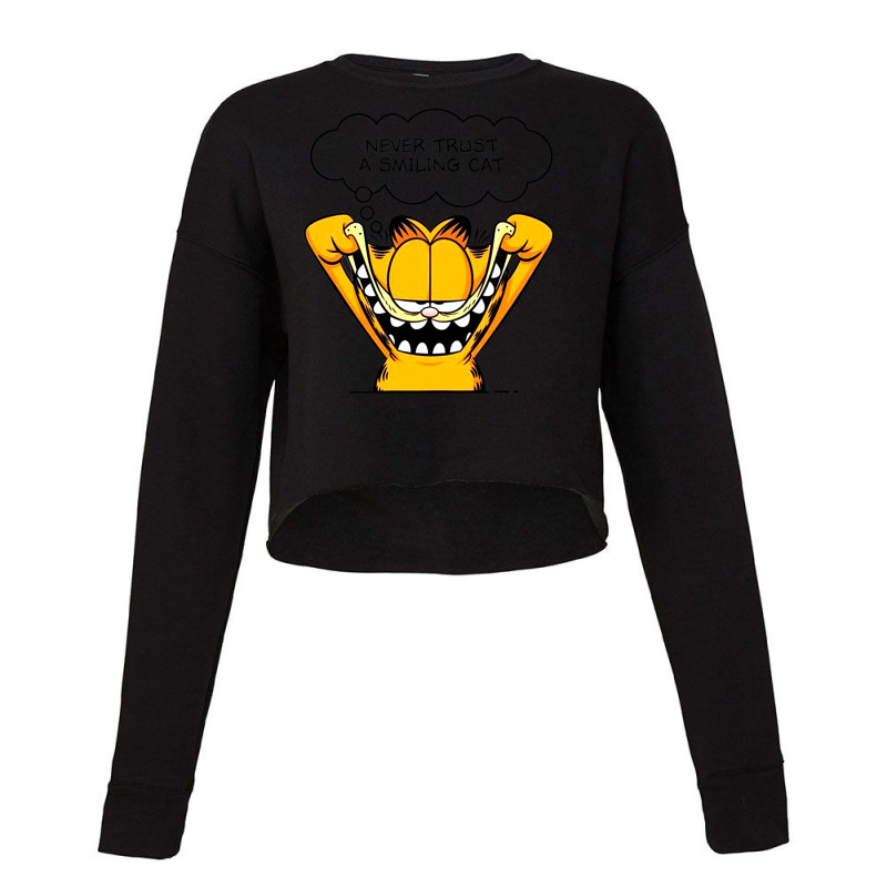 Smiling Cat Cropped Sweater by renkuz | Artistshot