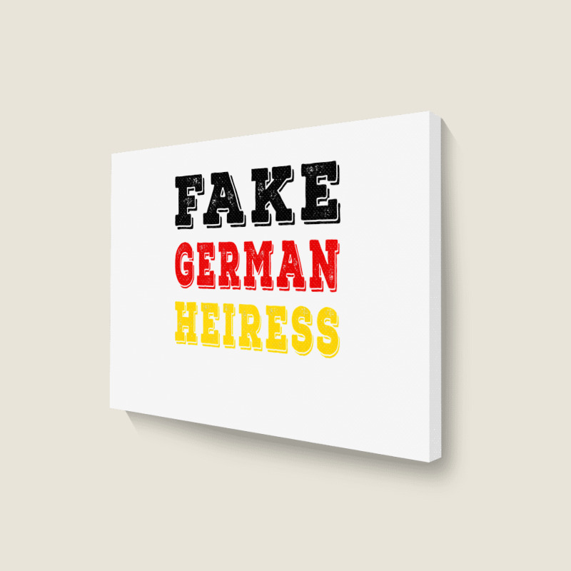 The Cut   Fake German Heiress Premium T Shirt Landscape Canvas Print | Artistshot