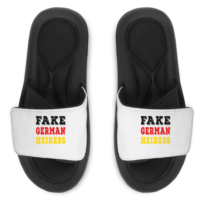 The Cut   Fake German Heiress Premium T Shirt Slide Sandal | Artistshot