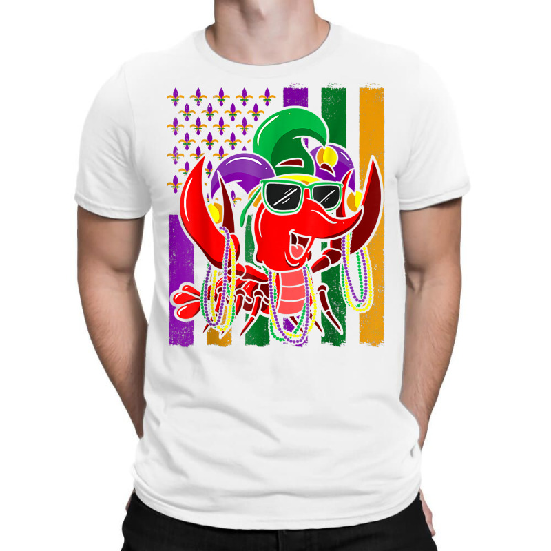 Vintage Crawfish Mardi Gras Costume Carnival Celebration T Shirt T-shirt | Artistshot