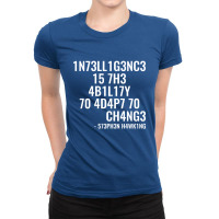 Intelligence Is Ladies Fitted T-shirt | Artistshot