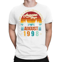 Womens Vintage 1998 Awesome Since August 1998 Limited Edition 24th T S T-shirt | Artistshot