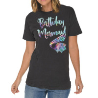 Birthday Mermaid Shirt T Shirt Vintage T-shirt | Artistshot