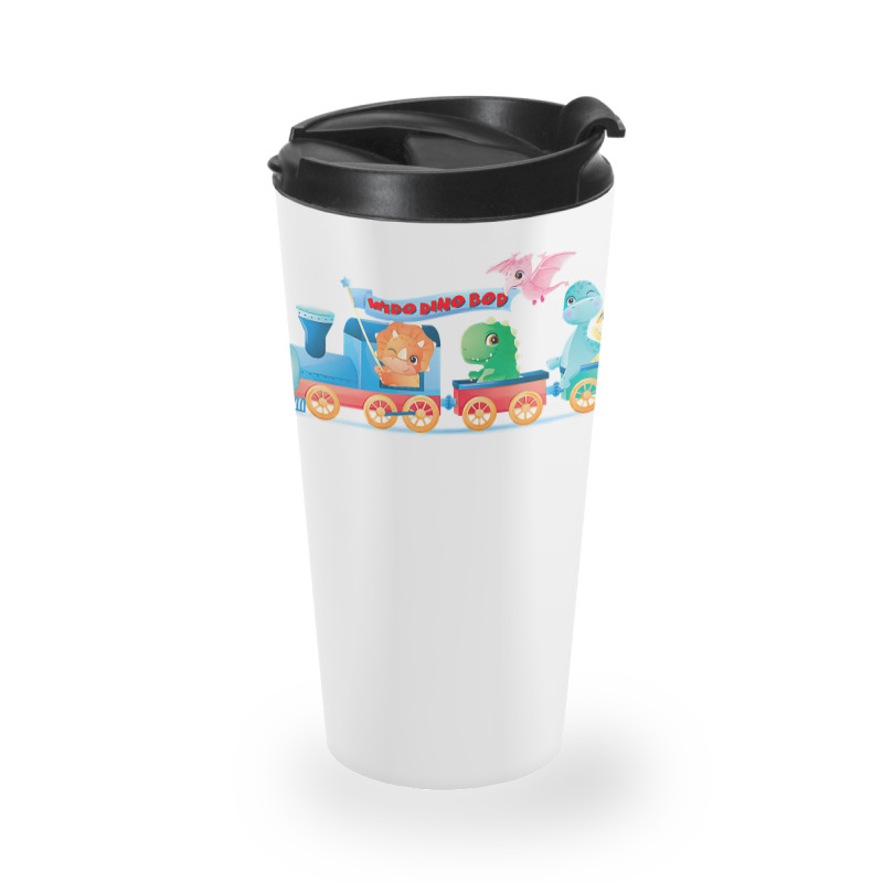 Wido Dino Bod Baby Dinosaurs On Train. Tank Top Travel Mug | Artistshot