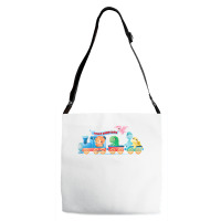 Wido Dino Bod Baby Dinosaurs On Train. Tank Top Adjustable Strap Totes | Artistshot