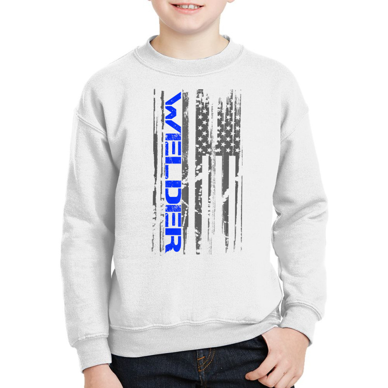 Welding Patriotic American Flag Iron Worker Welder T Shirt Youth Sweatshirt by CrespinoEllawyn | Artistshot