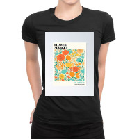 Astrid Wilson Flower Market  Paris Ladies Fitted T-shirt | Artistshot