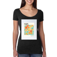 Astrid Wilson Flower Market  Paris Women's Triblend Scoop T-shirt | Artistshot