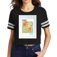 Astrid Wilson Flower Market  Paris Scorecard Crop Tee | Artistshot