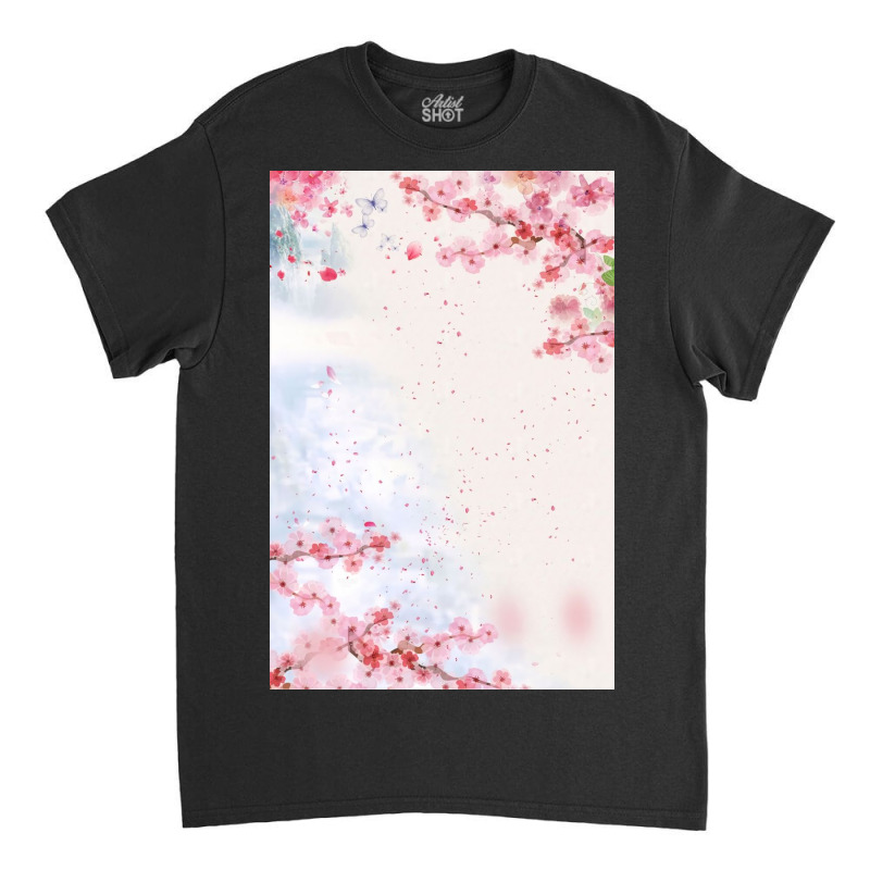 Flower Market Beautiful Fresh And Beautiful Peach Classic T-shirt by annaponder | Artistshot