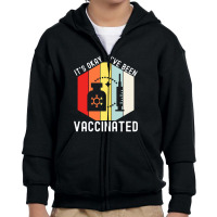 Vaccinated Vaccine Pro Vaccination Immunization Youth Zipper Hoodie | Artistshot