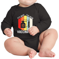 Vaccinated Vaccine Pro Vaccination Immunization Long Sleeve Baby Bodysuit | Artistshot