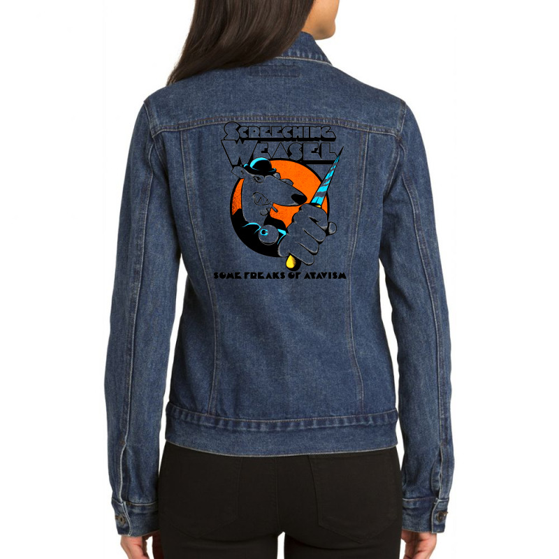 Some Freaks Of Atavism Ladies Denim Jacket by renkuz | Artistshot