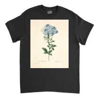 Flower Market Blue  Botanical Art Prints Home Deco Classic T-shirt | Artistshot