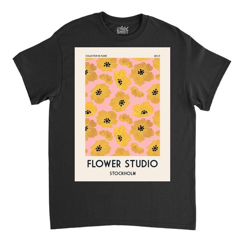 Flower Market Botanica Cavallini Wrap Classic T-shirt | Artistshot