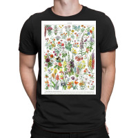 Flower Market Vintage Annual  Print Botanical T-shirt | Artistshot