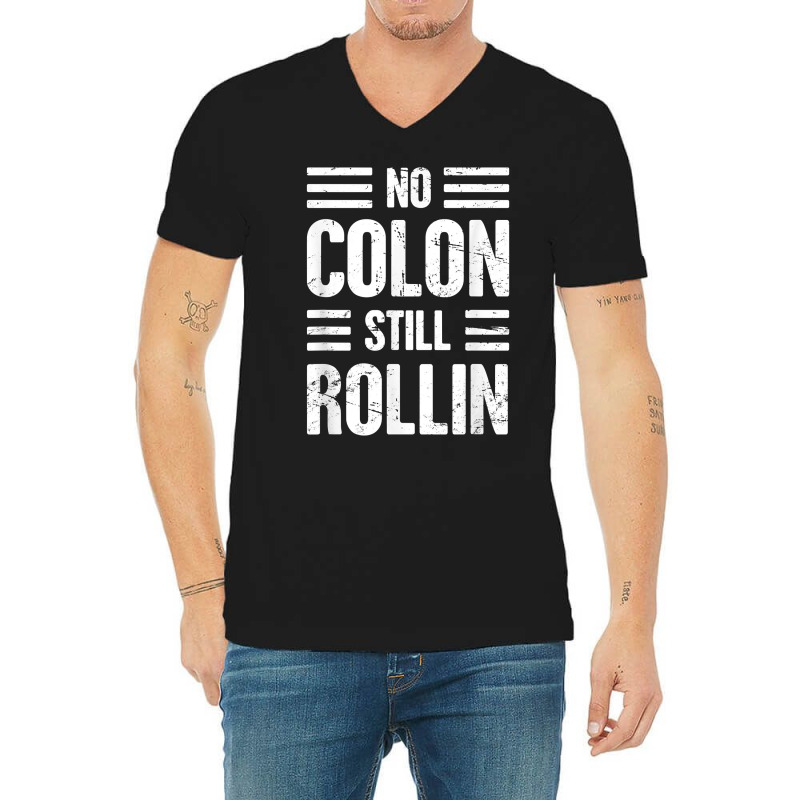 Colon Removal Surgery Recovery Present  Colectomy T Shirt V-Neck Tee by jaiahlowes | Artistshot