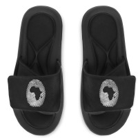 Black History Month African  Africa Fingerprint Slide Sandal | Artistshot