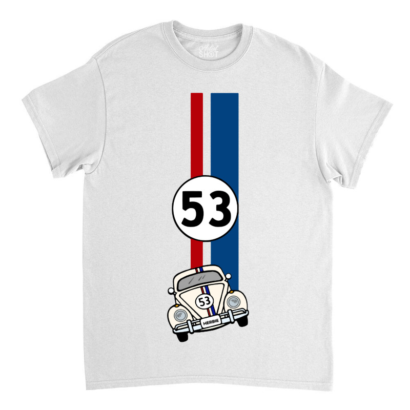 Herbie Vintage Look 53 Car Race Number Classic T-shirt by BanglaArt | Artistshot