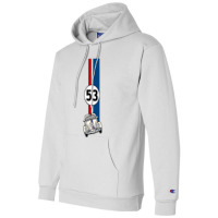 Herbie Vintage Look 53 Car Race Number Champion Hoodie | Artistshot