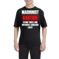 Machinist Tools Machine Operator Machining T Shirt Youth Tee | Artistshot