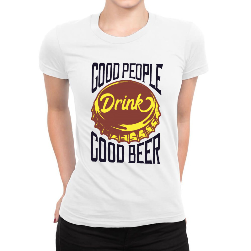 Beer Cap Ladies Fitted T-Shirt by BLQS Apparel | Artistshot