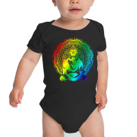 Spiritual Buddhist Mantra Buddhism Colorful Mandala Buddha T Shirt Baby Bodysuit | Artistshot