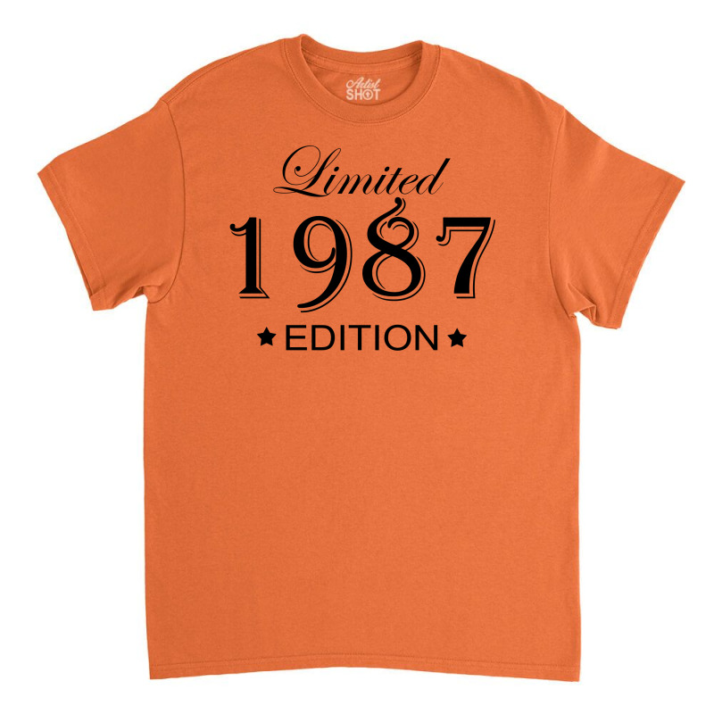 Limited Edition 1987 Classic T-shirt | Artistshot