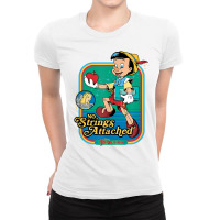 Pinocchio No Strings Attached T Shirt Ladies Fitted T-shirt | Artistshot