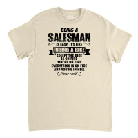Being A Salesman Copy Classic T-shirt | Artistshot