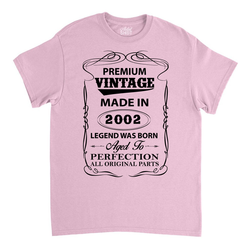 Vintage Legend Was Born 2002 Classic T-shirt | Artistshot
