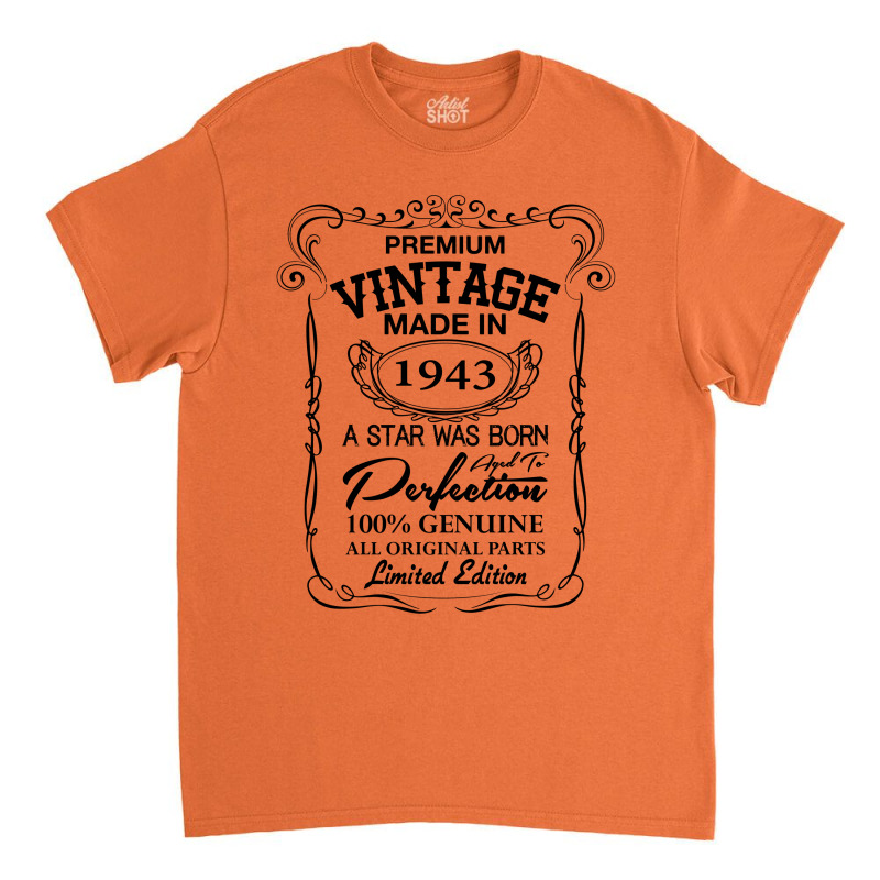 Vintage Made In 1943 Classic T-shirt | Artistshot