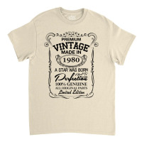 Vintage Made In 1980 Classic T-shirt | Artistshot