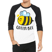 Bee Lover Bees Funny Beekeeping Queen Bee Crown Bee 353 3/4 Sleeve Shirt | Artistshot