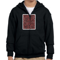 Love Languages Heart For Valentine S Day 20126511 Youth Zipper Hoodie | Artistshot