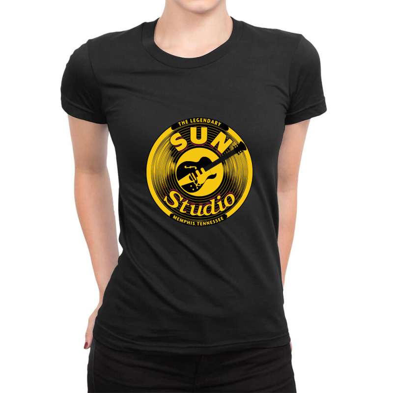 Sun Record Studio Ladies Fitted T-Shirt by billy art | Artistshot