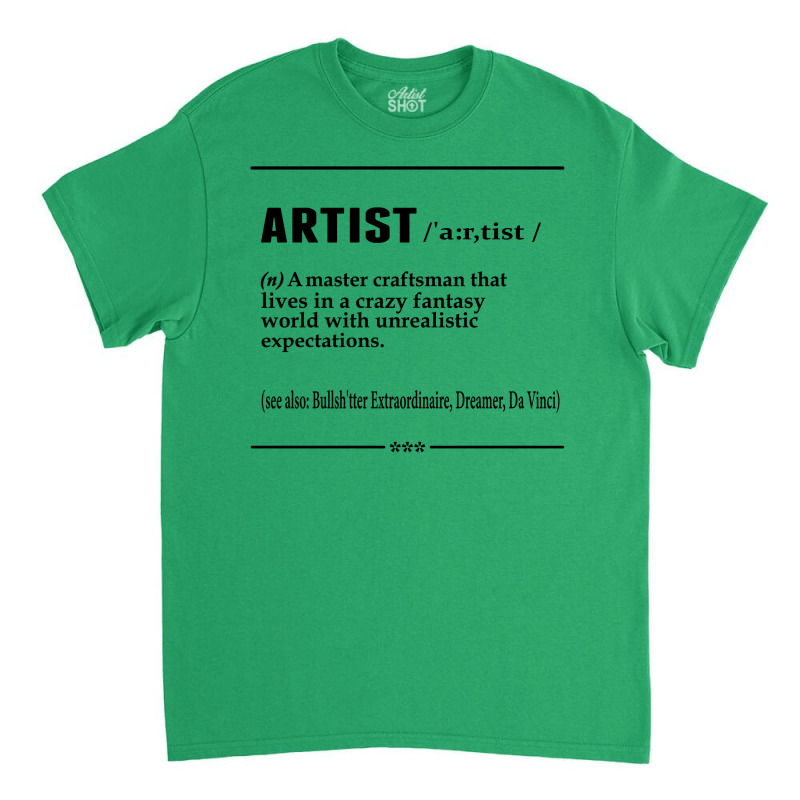 Artist Noun Classic T-shirt by SabriAcar | Artistshot