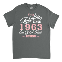 Sassy Fabulous Since 1963 Birthday Gift Classic T-shirt | Artistshot