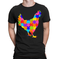 Chicken Hen Jigsaw Poster T-shirt | Artistshot