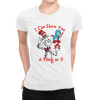 The Cat In The Hat Ladies Fitted T-shirt | Artistshot