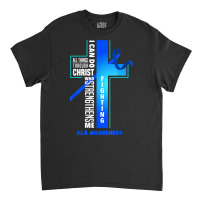 Faith God Jesus Christ Als Warrior Als Fighter Als Awareness T Shirt Classic T-shirt | Artistshot