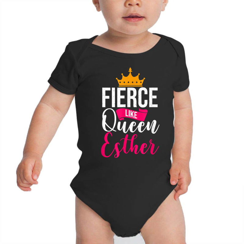 Happy Purim Costume Idea Queen Esther Hebrew Jewish Holiday T Shirt Baby Bodysuit | Artistshot