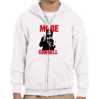 More Cowbell,will Ferrell,ferrell,snl,saturday Night Live,tv Show,musi Youth Zipper Hoodie | Artistshot