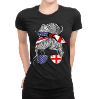 American Georgian Patriot Flag Women Girl Georgia Grown T Shirt Ladies Fitted T-shirt | Artistshot