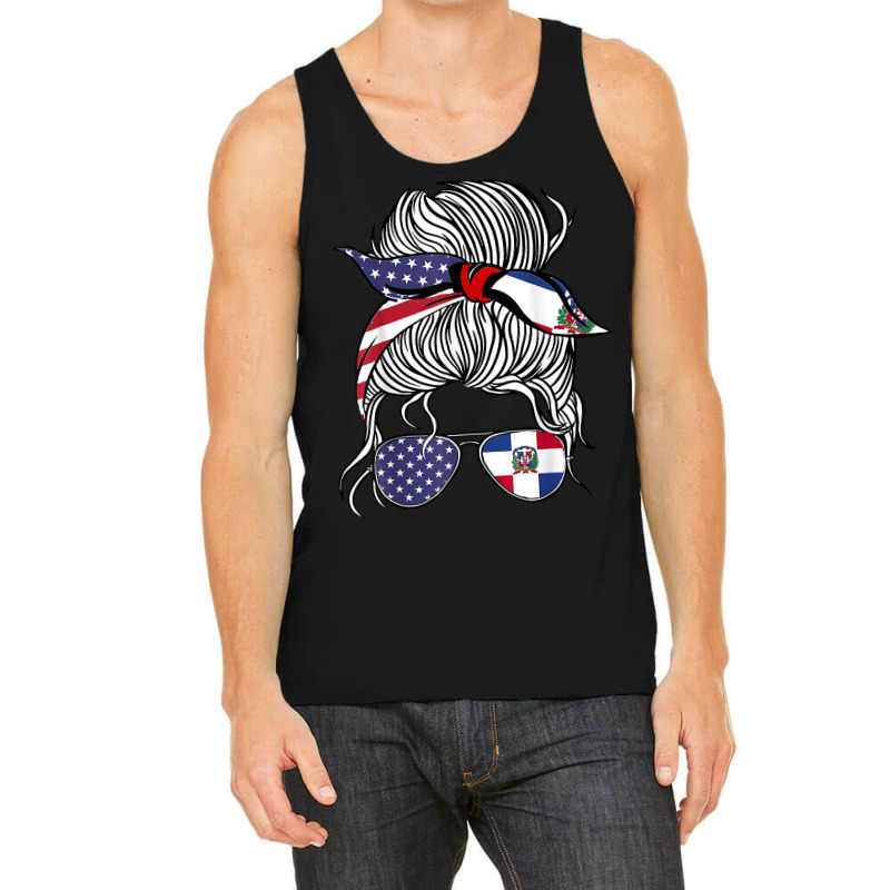 American Dominican Republic Patriot Flag Women Girl Grown T Shirt Tank Top by hustonfkobar3 | Artistshot